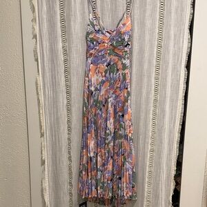 ASTR Blythe Dress in Coral Multi